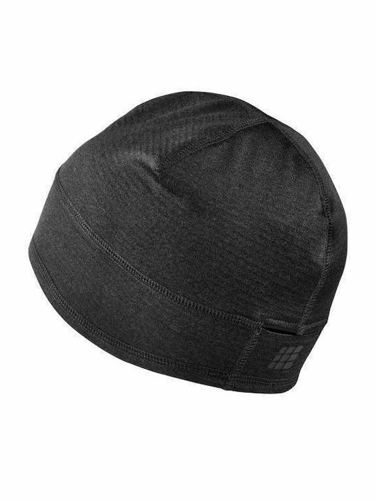 Beanie Unisex Σκούφος Πλεκτός σε Μαύρο χρώμα