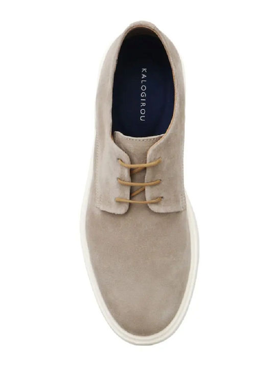 Wildleder Herren Freizeitschuhe Beige