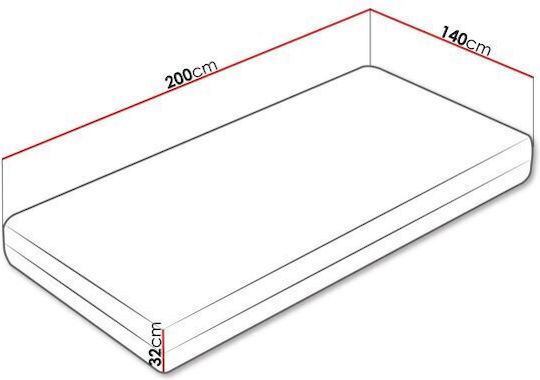Epipla1.gr Anatomisch Matratze Kinderbett 140cmx200cm