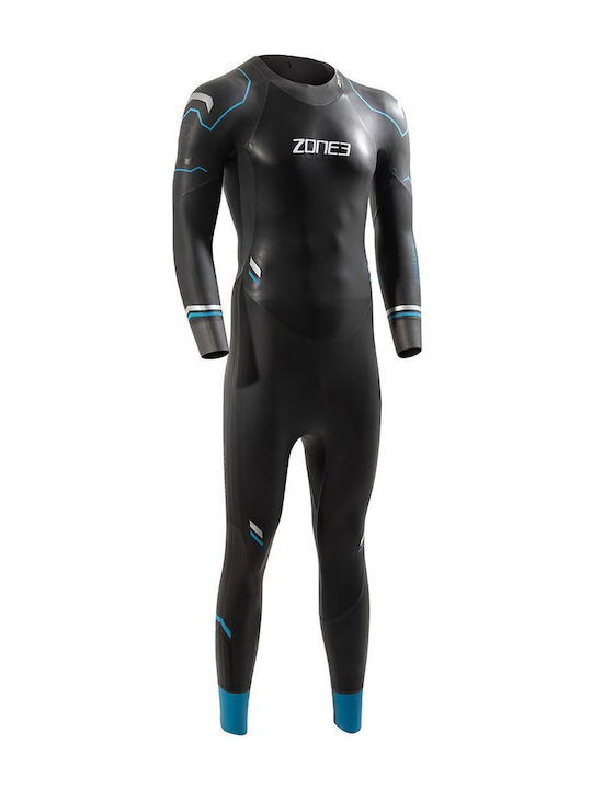 Zone3 Men's Advance 4 Mm Triathlon Wetsuit Black Blue Gunmetal Size L