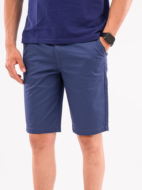 Lexton Herrenshorts Chino Navy Blue