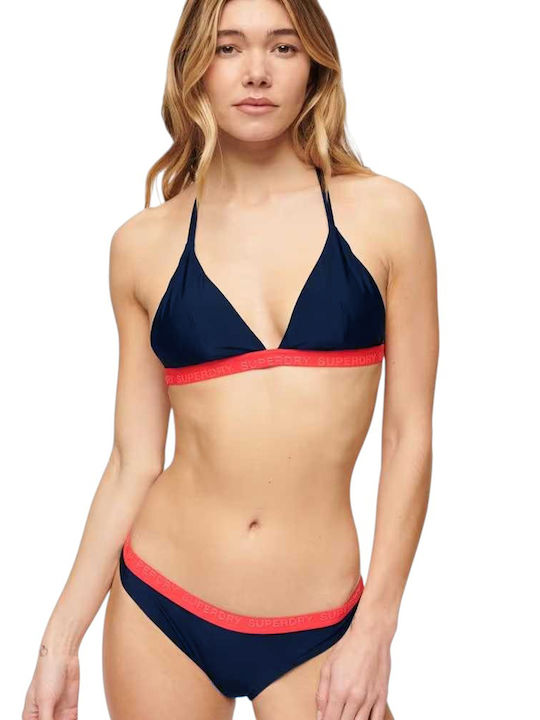 Triangle Bikini Top Navy Blue
