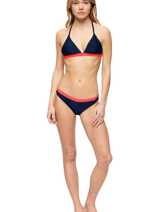 Triangle Bikini Top Navy Blue