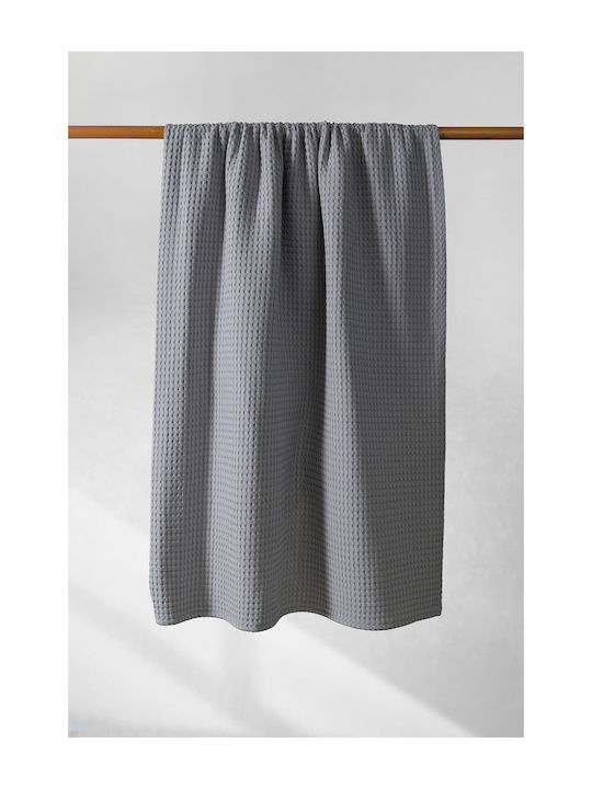 Viokarpet Waffle Decke Piqué Übergröße 230x240cm Grau