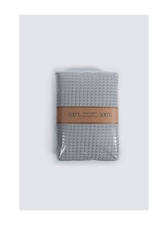 Viokarpet Waffle Decke Piqué Übergröße 230x240cm Grau