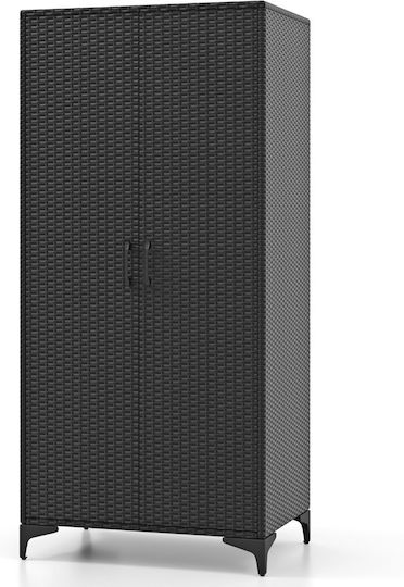 Δίφυλλη Ντουλάπα Μεταλλική Γαλβανιζέ 72x50x157εκ.