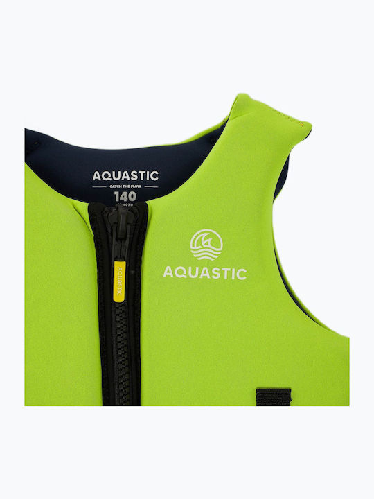 Aquastic Jugend 50N Neopren Kinder-Schwimmweste Grün Größe 176 cm
