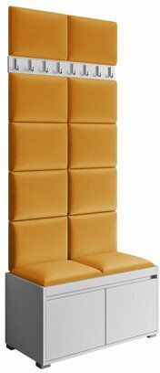 Comfivo 392 Entry Furniture with Mirror & Hanger 85x34x207cm