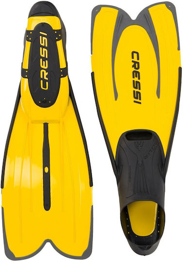 Cressi Agua Schnorchelflossen Gelb Größe 35-36 EU
