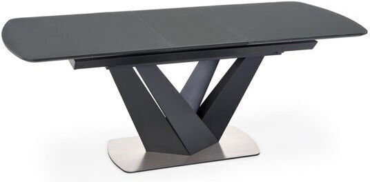 Houston 1238 Τραπεζαρίας Σκούρο Γκρι, Μαύρο 160x90x77εκ. Houston 1238 Τραπεζαρίας Σκούρο Γκρι, Μαύρο 160x90x77εκ.