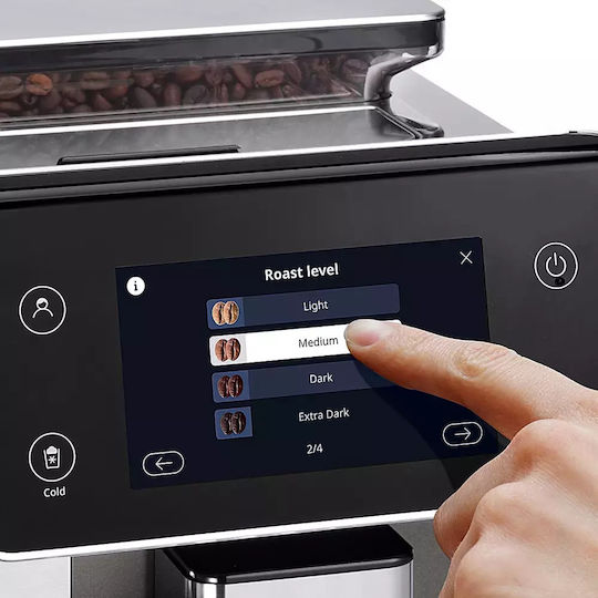 De'Longhi Primadonna Automatische Espressomaschine 1450W Druck 19bar für Cappuccino Kaffee ECAM630.75TM