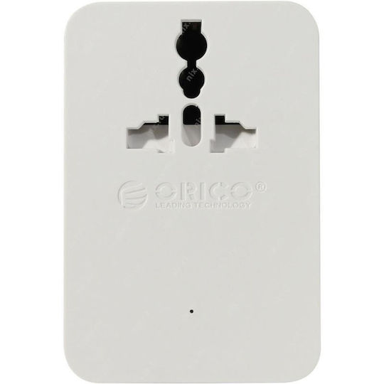 Orico Încărcător cu Cablu Integrat cu 4 Porturi USB-A 20W Albς (S4U)