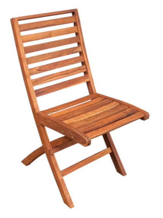 Outdoor Chair Wooden Seville Teak 62x46x93cm