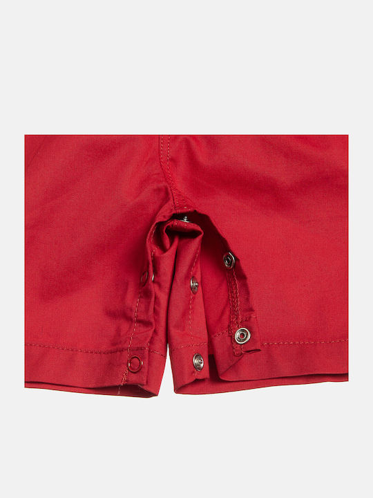 Kids Set With Dungarees Summer 2 Pieces Red