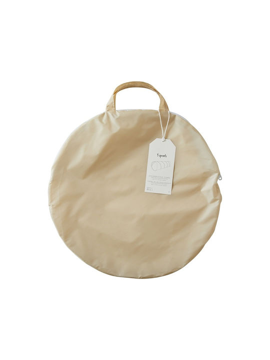 3 Sprouts Kids Play Tunnel Circle for 3+ years Beige