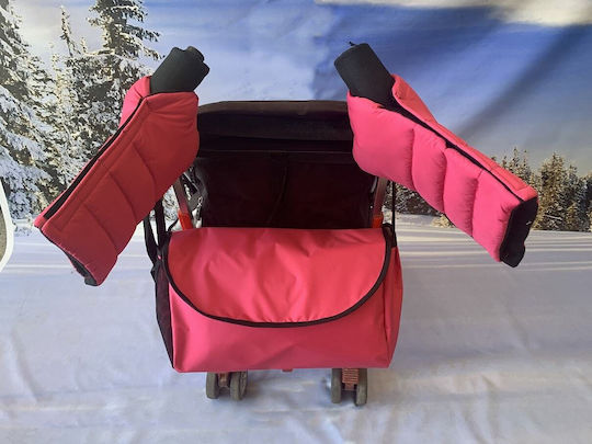 Sac de picioare pentru cărucior Roz