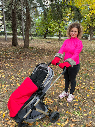Universal Stroller Footmuff Red