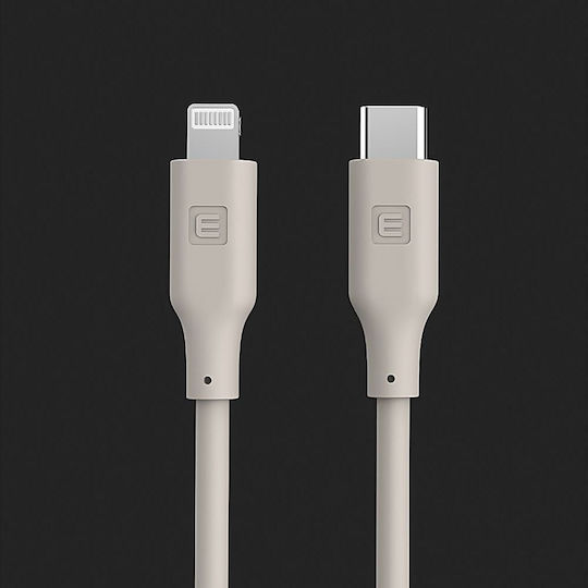 Apple Evelatus Silikon USB-C-zu-Lightning-Kabel 1,2m Mfi10cl Schwarz