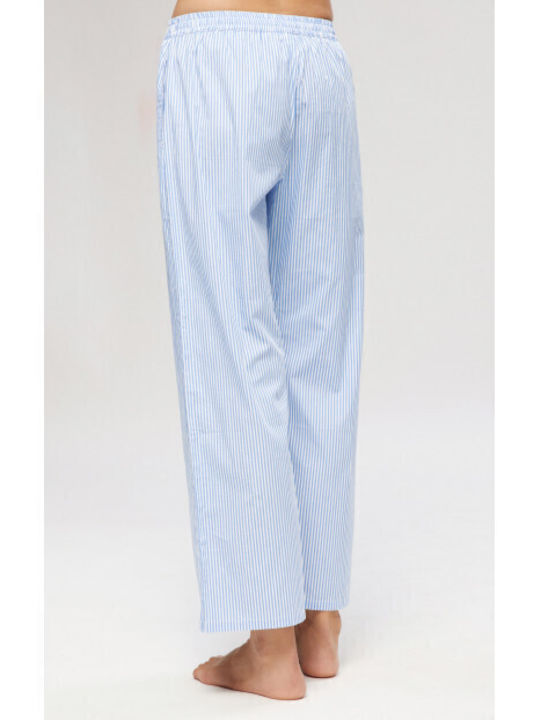 Minerva Summer Women's Pyjama Pants Ciel, White