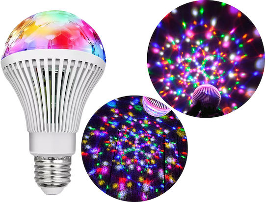 Verk Group Bec LED 3W 140mm pentru Soclu E27 RGB