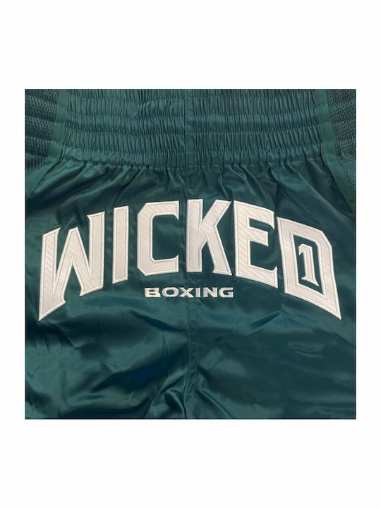 Wicked1 Men's Kick/Thai Boxing Shorts Black