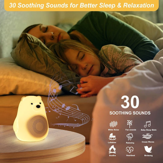 Mama Said Schlafspielzeug aus Silikon mit Musik, Licht und Geräuschen für 0++ Monate