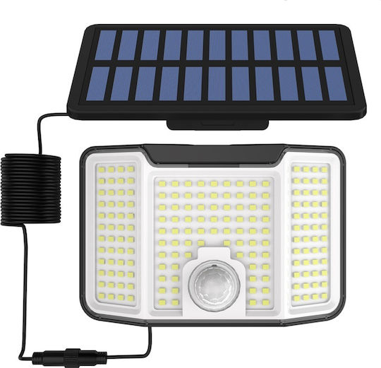 Lightex Solar Light 5.5W 400lm Natural White 4000K with Motion Sensor and Photocell IP44
