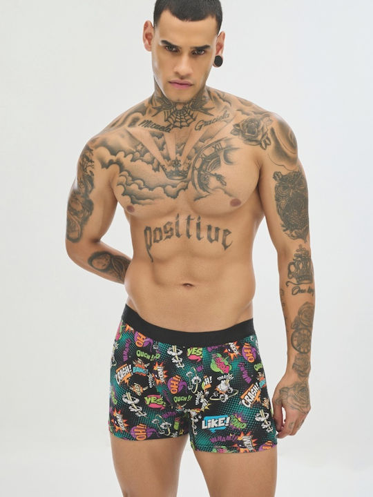 Pop Art Men's Boxer Multicolour
