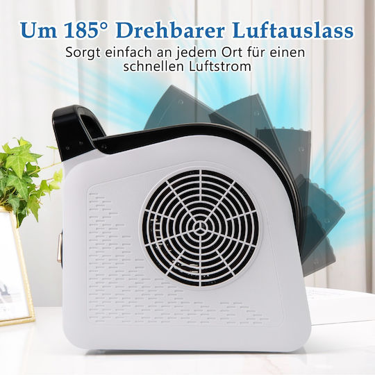 Costway Кутиен Вентилатор 130W Бял