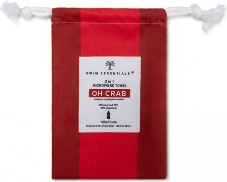 Fresk Essenials Swe-2024se1679 Red Crabs Beach Towel Πετσετα Θαλασσης