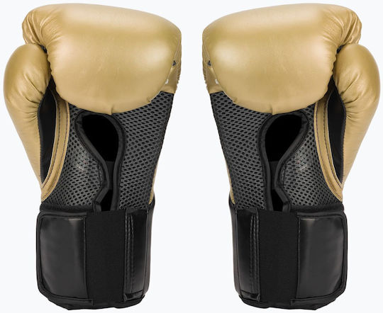 Everlast Elite II Boxing Gloves for Match Gold