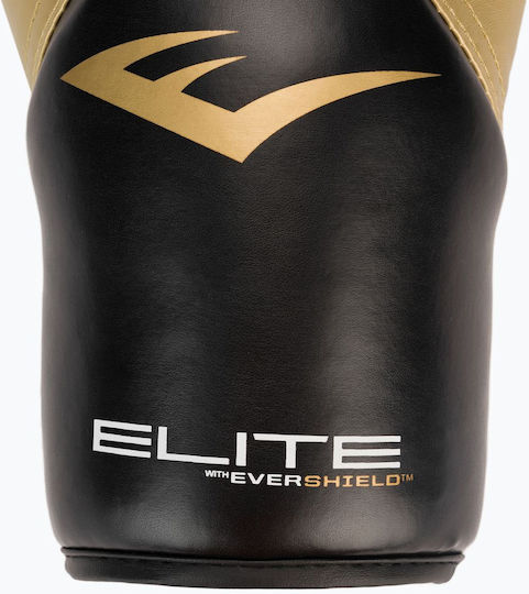 Everlast Elite II Boxing Gloves for Match Gold