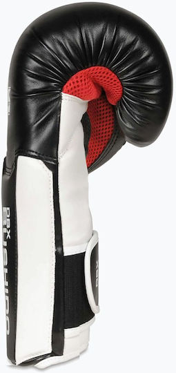 DBX Bushido ActivClima B Boxing Gloves made of Synthetic Leather for Match White 10 oz