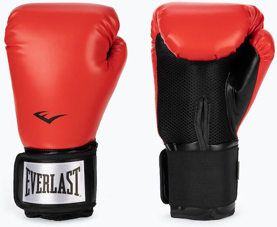 Everlast Prostyle 2.0 Boxing Gloves made of Synthetic Leather for Match Red