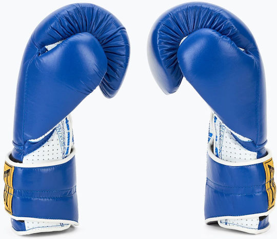 Everlast 1910 Classic Sparring Boxing Gloves Leather for Match Blue