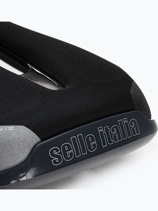 Selle Italia St 5 Flow L Σέλα Ποδηλάτου Μαύρη με Gel 276 x 165 mm