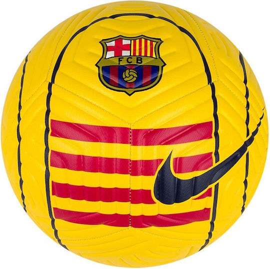 Nike F.C. Barcelona Strike Soccer Ball Yellow