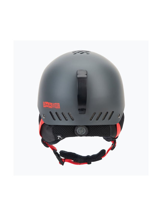 K2 Phase Pro Κράνος για Σκι & Snowboard σε Γκρι Χρώμα
