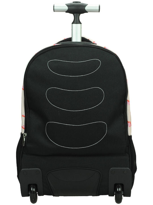 Back Me Up School Bag Trolley Elementary, Elementary Pink with Water Bottle Holder
