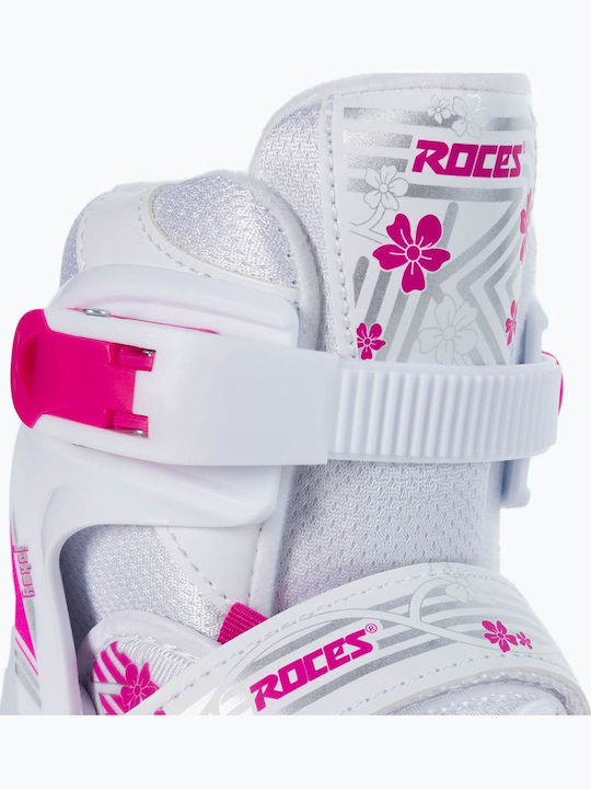 Roces Jokey 3.0 Inline Αυξομειούμενα Rollers Λευκά Παιδικά