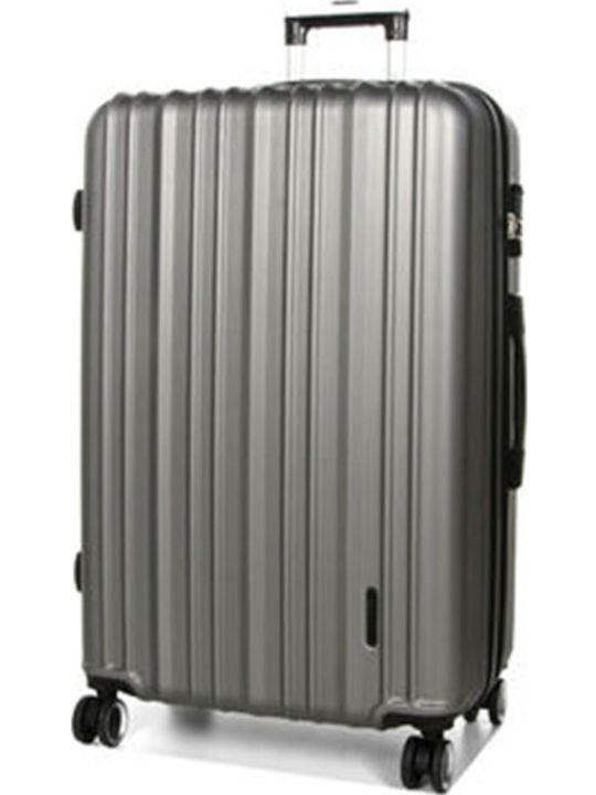 WORLDLINE Valiză de Călătorie Mare Dură Gri cu 4 roți Înălțime 74cm