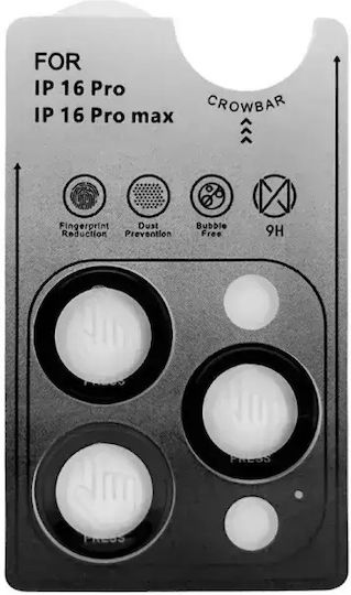 Evelatus Camera Protection Tempered Glass for the iPhone 16 Pro, iPhone 16 Pro Max