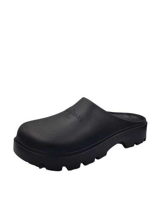 Pepe Jeans Damen Clogs Schwarz