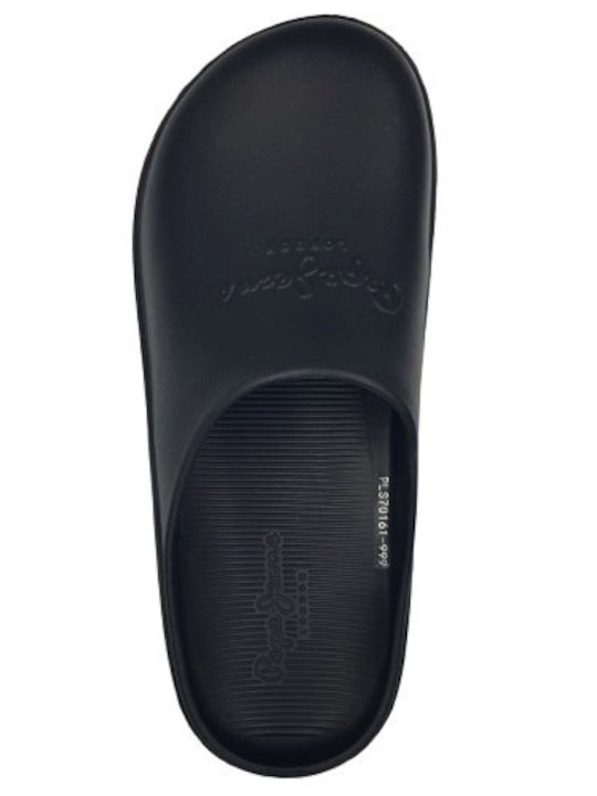 Pepe Jeans Damen Clogs Schwarz