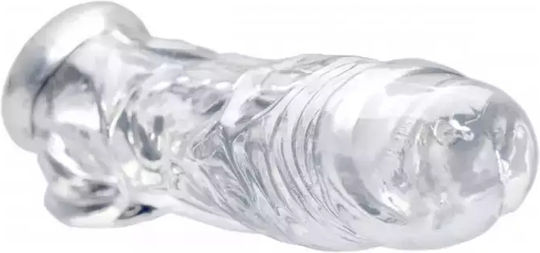 XR Size Matters Realistic Clear Penis Enhancer Уголемяване на пениса Прозрачен 20.5см