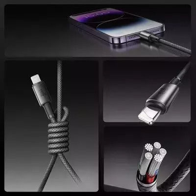 Joyroom S-A50 Unlimited Series Magnetic USB-C to Lightning Cable 60W Gray 1.2m (S-A50 C L)