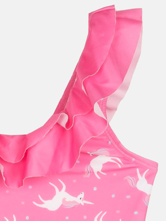 Joyce Unicorn Kinder Badeanzug Einteilig Pink