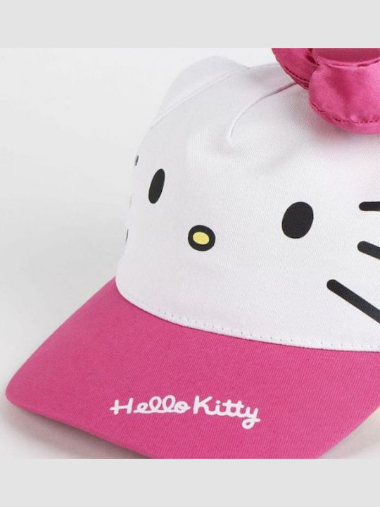 Kitti Kids' Hat Jockey Fabric White