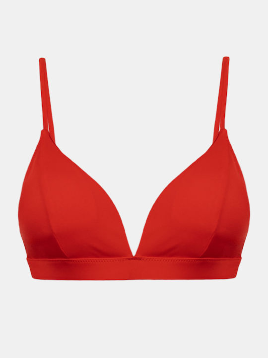 Topuri De Bikini Triunghi Cupe C Roșu