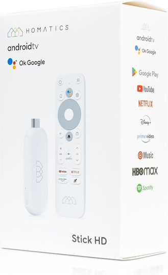 Homatics Smart TV Stick Full HD Bluetooth / HDMI Google Assistant Compatible